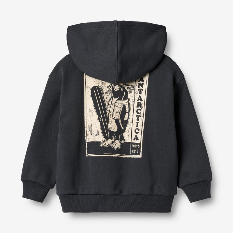 Wheat Main Genser L/S Glidelås Francis Sweatshirt 1432 navy