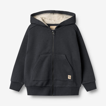 Wheat Main Genser L/S Glidelås Francis Sweatshirt 1432 navy