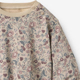 Wheat Main Genser L/S Lia Sweatshirt 9904 soft sand flowers