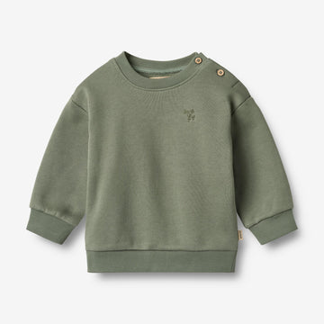 Wheat Main Genser L/S Willi Sweatshirt 4119 dusty green