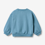 Wheat Main Genser L/S broderi Eliza Sweatshirt 9575 winter blue