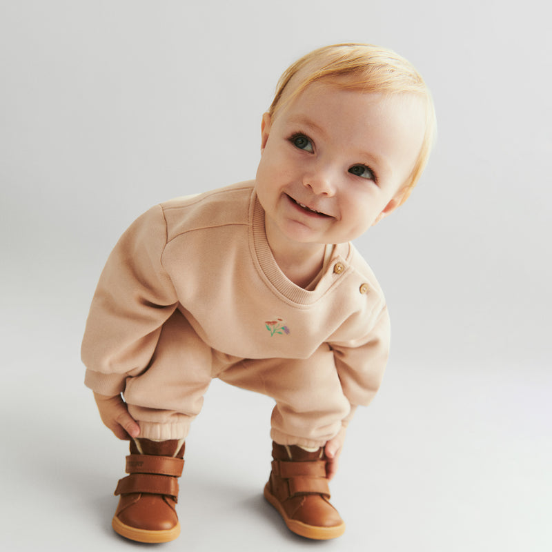 Wheat Main Genser L / S broderi Eliza Sweatshirt 2032 rose dust