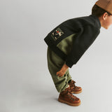 Wheat Main Genser L/S i blokk Ellis Sweatshirt 1432 navy