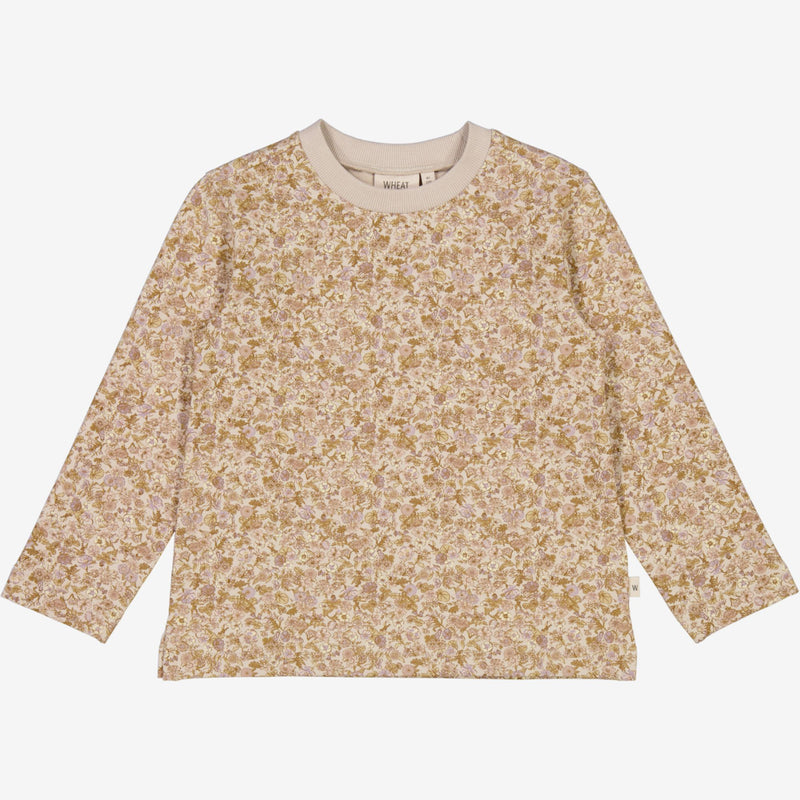 Wheat Main  Genser Linea Sweatshirts 1355 pale lilac flower field