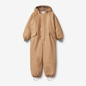 Wheat Outerwear Gummi SNØDRESS Ludo Snowsuit 3305 cappuccino