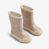 Wheat Footwear Gummistøvel Gjørmete Rubber Boot 9409 lilac flower meadow