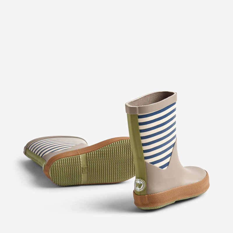 Wheat Footwear  Gummistøvel Juno Rubber Boots 1048 blue stripe