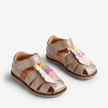 Wheat Footwear  Hana Lukket Lakksandal Sandals 9011 beige