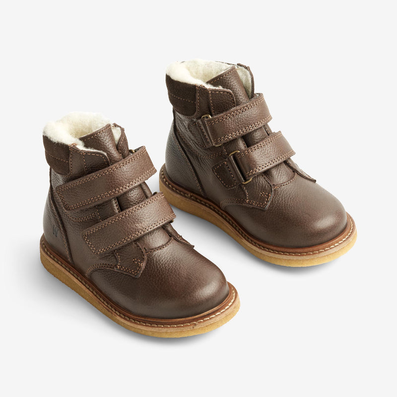 Wheat Footwear Hanan Borrelås Tex Crepe 3053 dark brown