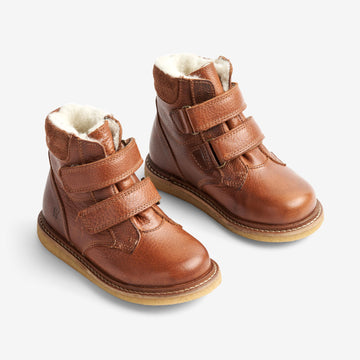 Wheat Footwear Hanan Borrelås Tex Crepe 9002 cognac
