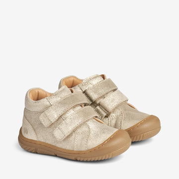 Wheat Footwear Ivalo Dobbel Glidelås Shine | Baby Prewalkers 0171 grey
