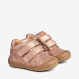 Wheat Footwear Ivalo Dobbel Glidelås Shine | Baby Prewalkers 2026 rose