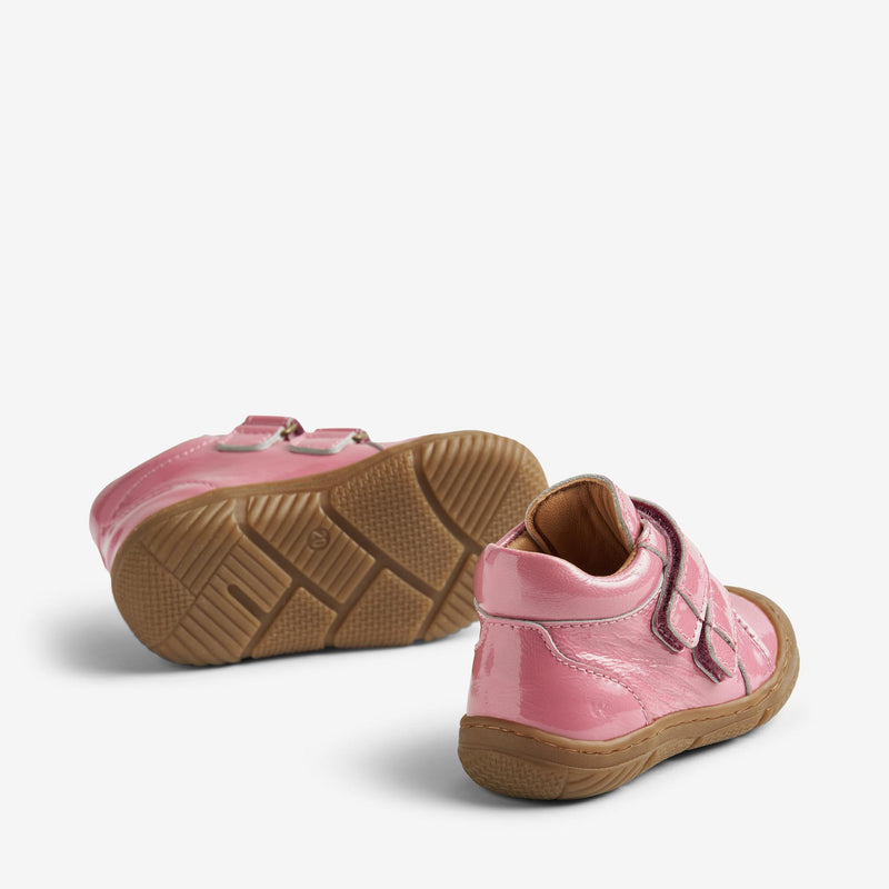 Wheat Footwear  Ivalo Lakkboots m.dobbel borrelås Prewalkers 2356 pink