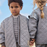 Wheat Main Jacquard-genser Jens Pullover 9574 warm sand melange