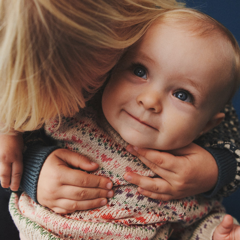 Wheat Main Jacquard-genser Olga Knitted Tops 9042 multi