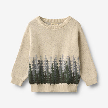 Wheat Main Jacquard Pullover Finley Pullover 3191 offwhite