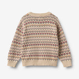 Wheat Main Jacquardgenser Harlow Pullover 3191 offwhite