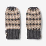 Wheat Outerwear Jacquardvotter Haansi Accessory 0064 charcoal melange