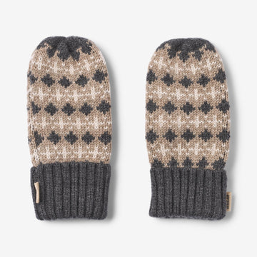 Wheat Outerwear Jacquardvotter Haansi Accessory 0064 charcoal melange
