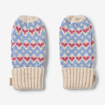 Wheat Outerwear Jacquardvotter Haansi Accessory 1043 blue