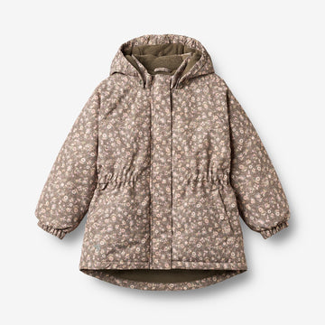 Wheat Outerwear Jakke Petra Jacket 9676 dry wood snow flowers