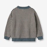 Wheat Main Jacquard genser Flores Knitted Tops 1460 stormy weather