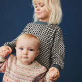 Wheat Main Jacquard genser Flores Knitted Tops 1460 stormy weather
