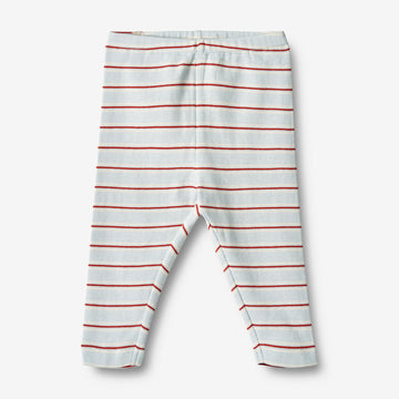 Wheat Main  Jersey Bukser Pete Leggings 4031 light blue stripe