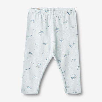 Wheat Main  Jersey Bukser Silas Leggings 4032 light blue whales