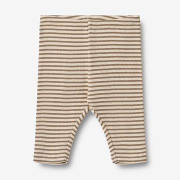 Wheat Main Jersey Bukser Silas Trousers 9570 stone stripe