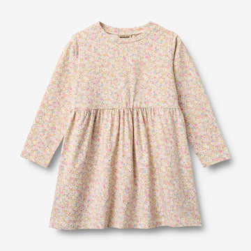 Wheat Main Jerseykjole L/S Sessa Dress 9637 blush flower meadow