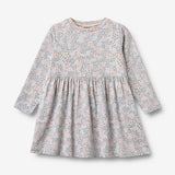 Wheat Main Jerseykjole L/S Sessa Dress 2528 powder blue flowers