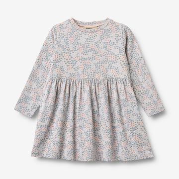Wheat Main Jerseykjole L/S Sessa Dress 2528 powder blue flowers