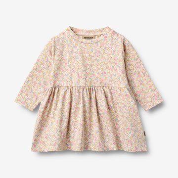 Wheat Main Jersey Dress L/S Sessa Dress 9637 blush flower meadow