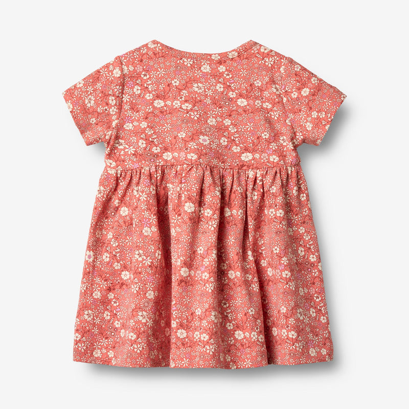 Wheat Main Jersey Dress SS/S Nova Dress 9422 coral flowers