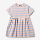 Wheat Main Jersey Dress S/S Anna Dress 9653 powder stripe