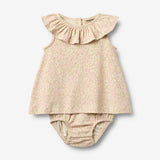 Wheat Main Jersey Dress Suit Ingeborg Dress 9422 coral flowers