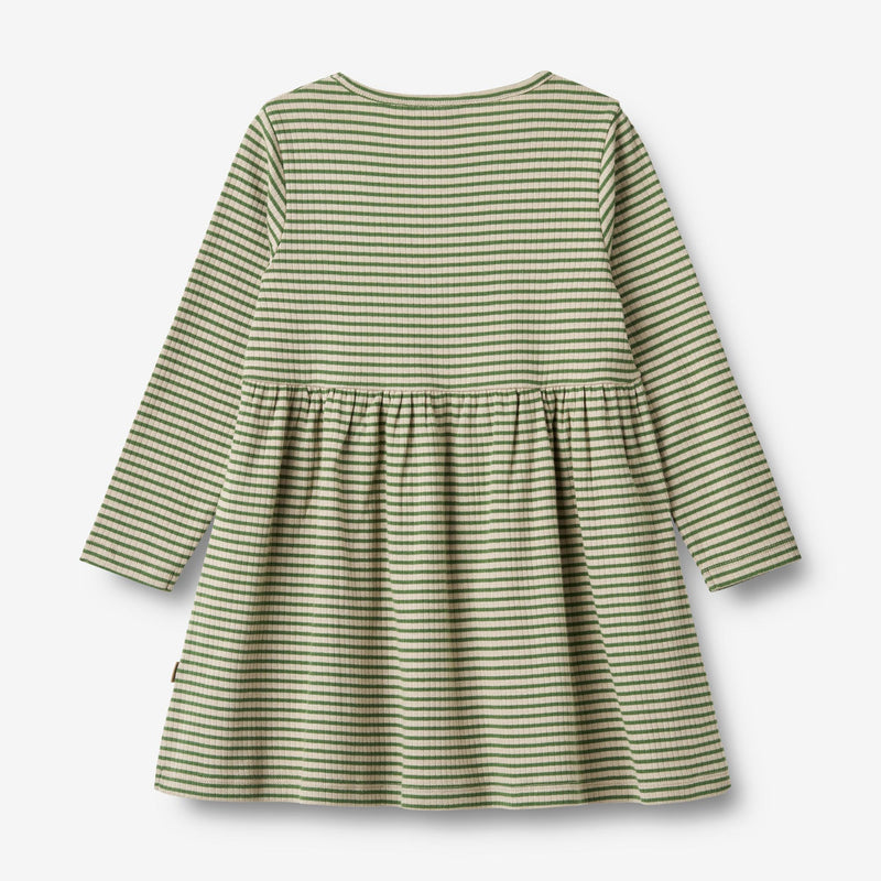 Wheat Main Jersey Kjole Sessa Dresses 1142 elm green stripe