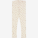 Wheat Main   Jersey Leggings Leggings 3358 chalk flowers
