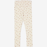 Wheat Main   Jersey Leggings Leggings 3358 chalk flowers