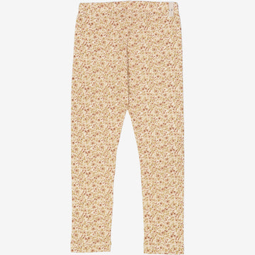 Wheat Main   Jersey Leggings Leggings 3130 eggshell flowers