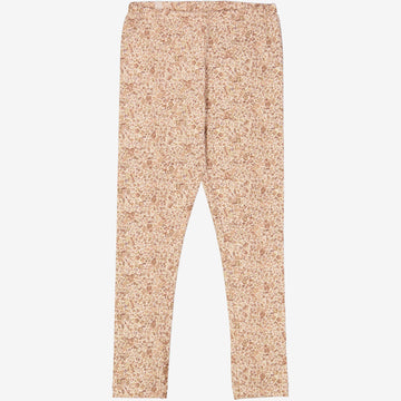 Wheat Main   Jersey Leggings Leggings 2475 rose flowers