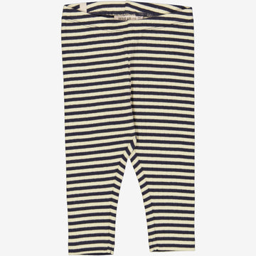 Wheat Main   Jersey Leggings | Baby Leggings 1387 midnight stripe