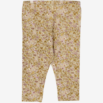 Wheat Main   Jersey Leggings | Baby Leggings 5057 fossil flowers