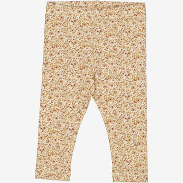 Wheat Main   Jersey Leggings | Baby Leggings 3130 eggshell flowers