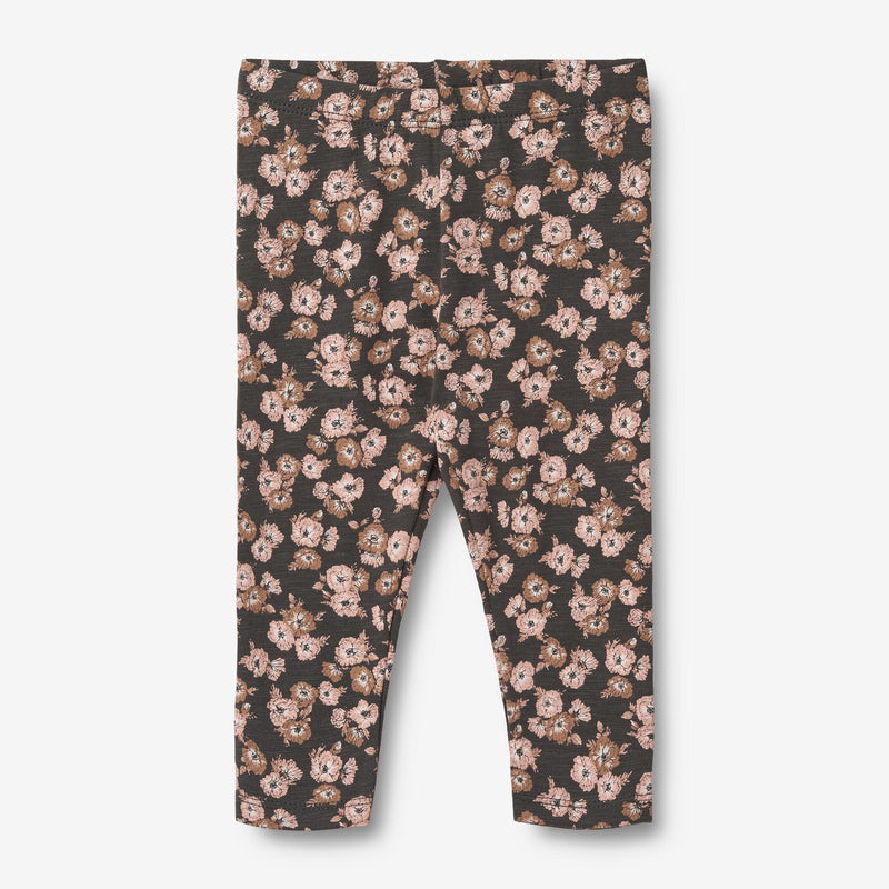 Wheat Main Printede Jersey Leggings Jules | Baby Leggings 1183 raven anemones