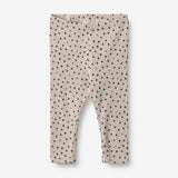 Wheat Main  Jersey Leggings Jules | Baby Leggings 3241 soft beige clover