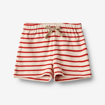 Wheat Main  Jersey Shorts  Vic Shorts 2078 red stripe