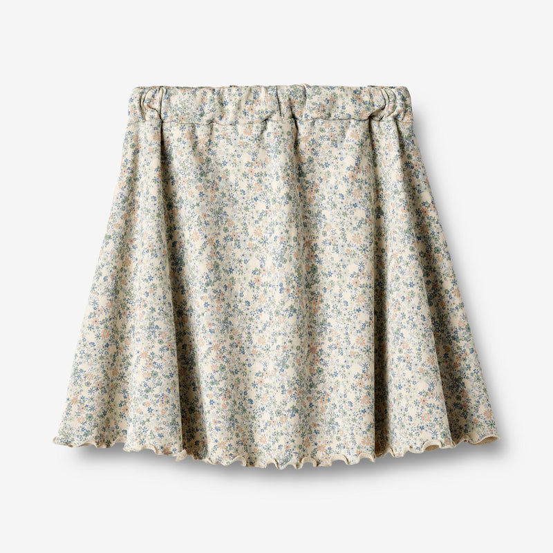 Wheat Main  Jersey Skjørt Rosie Skirts 3337 sandshell mini flowers