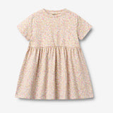 Wheat Main Jerseykjole S/S Anna Dress 9637 blush flower meadow